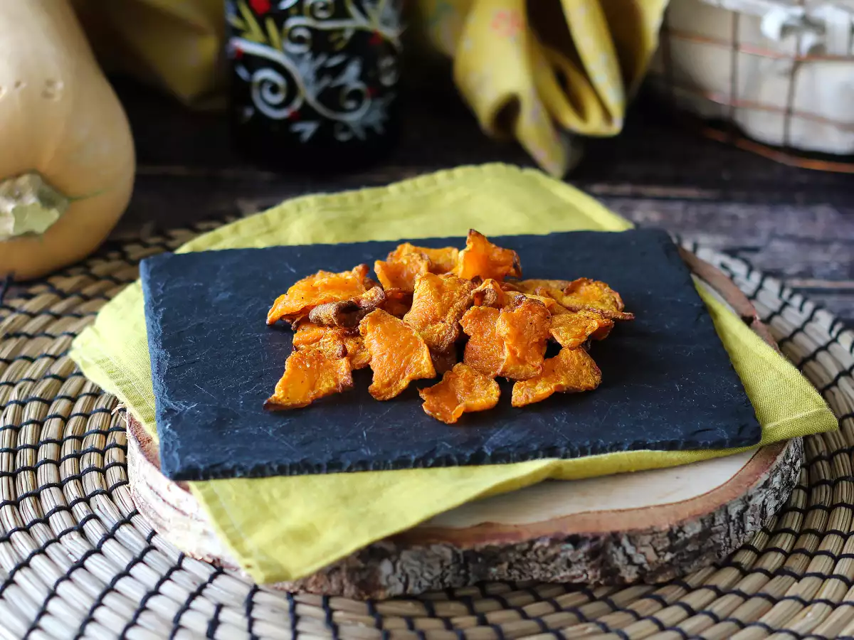 Pumpkin chips in an air fryer: light and tasty - photo 5