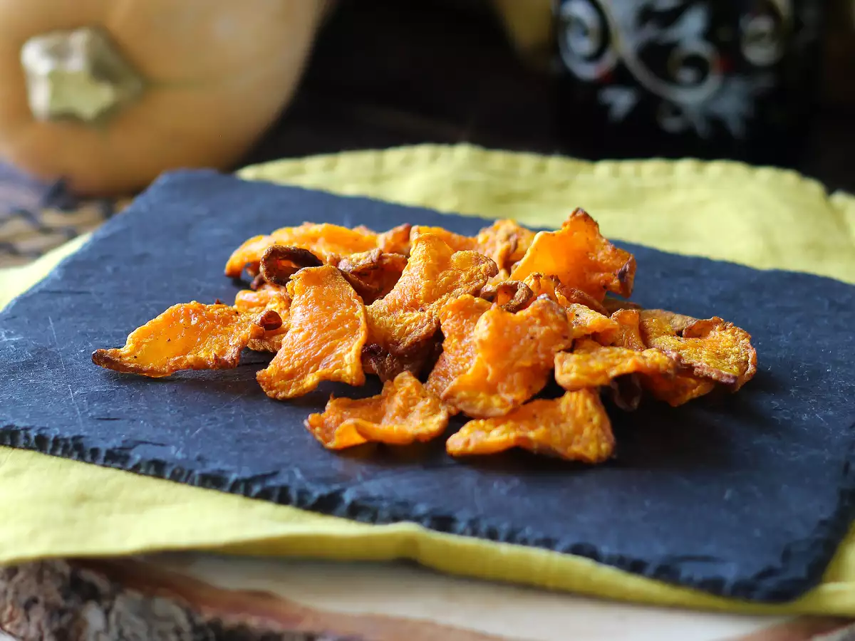 Pumpkin chips in the air fryer: light and tasty - photo 2