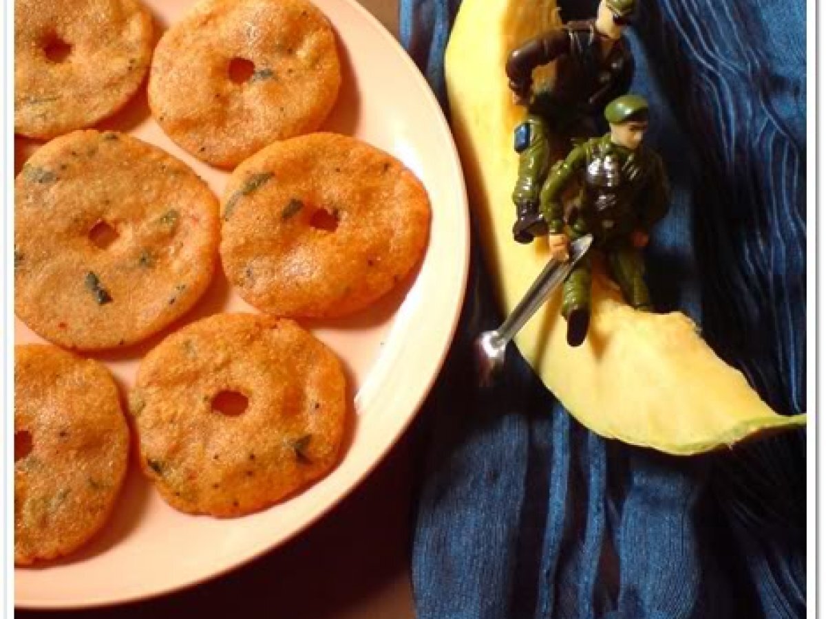 Pumpkin Fritters / Poosinika Vadai