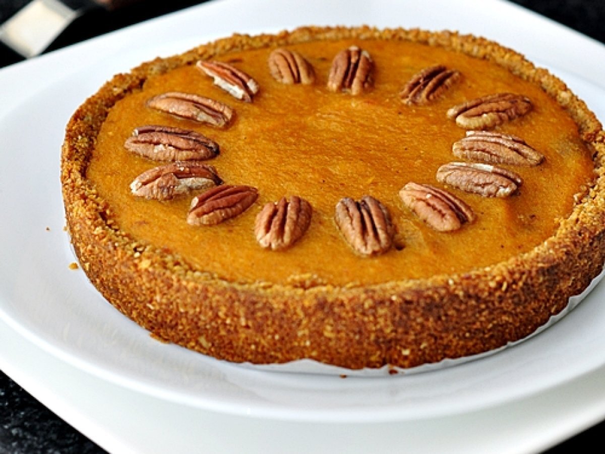 Pumpkin Pecan Pie with Cornflakes Crust - photo 2