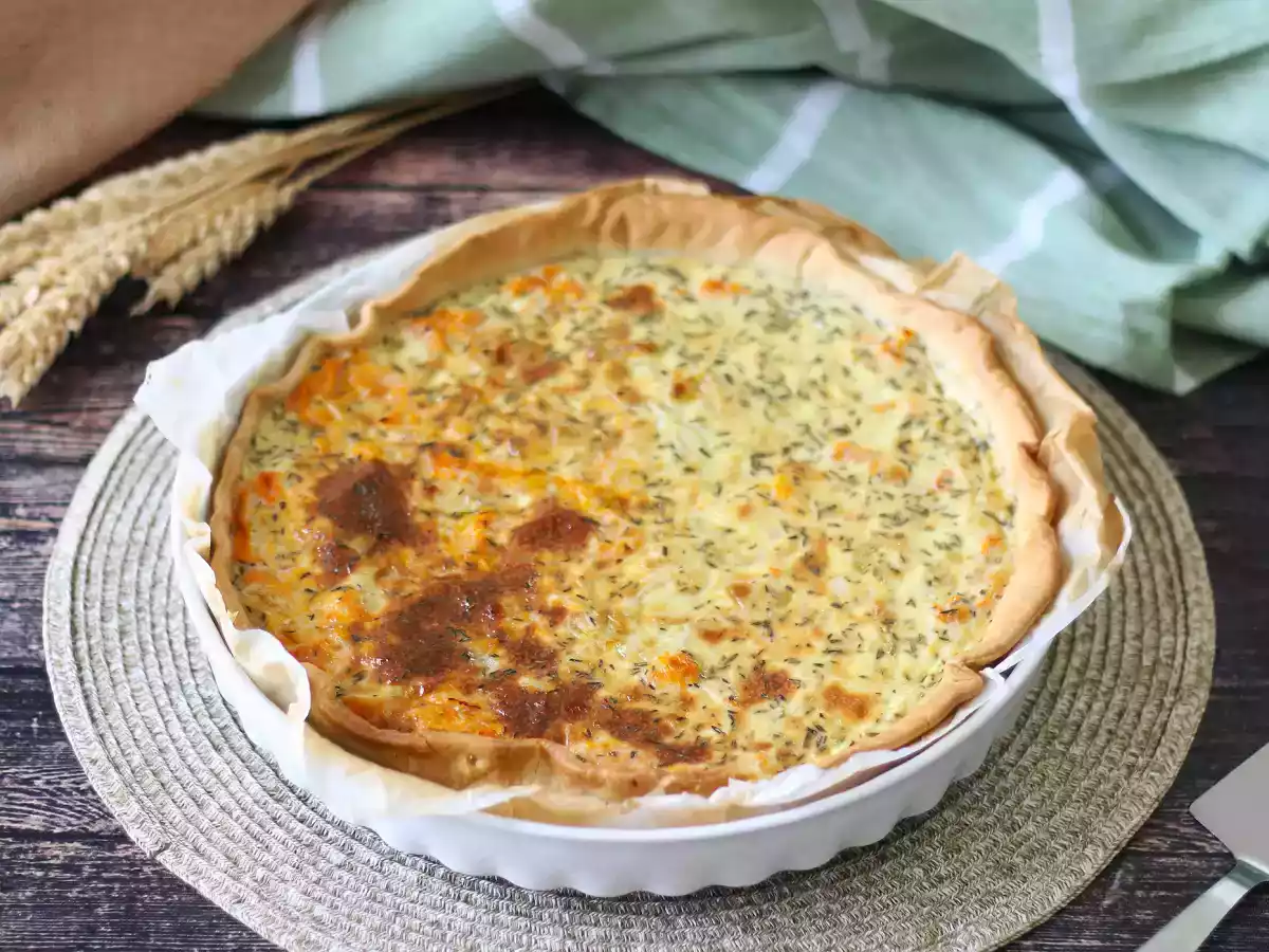 Pumpkin pie, for a simple and effective meal