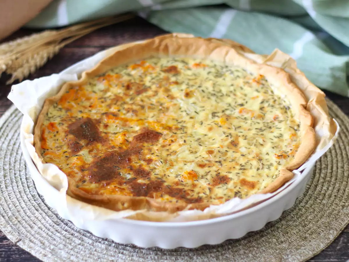 Pumpkin quiche for a simple, satisfying meal - photo 3