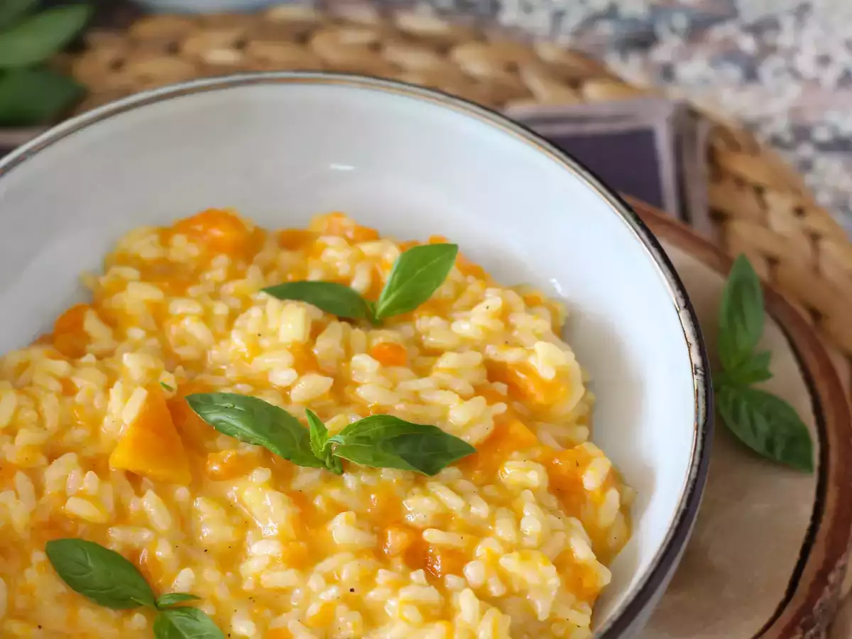 Pumpkin risotto, a delicate first course perfect for autumn - photo 3