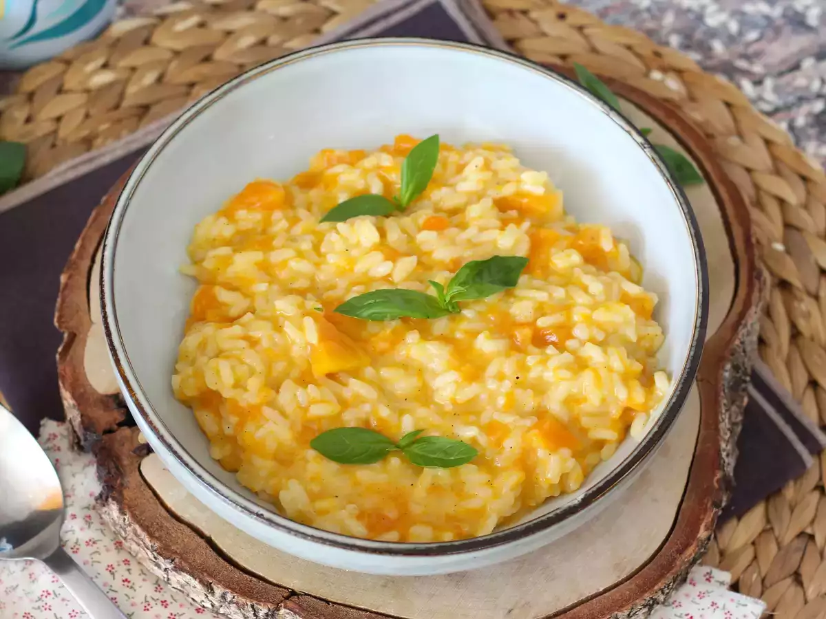 Pumpkin risotto, a delicate first course perfect for autumn - photo 4
