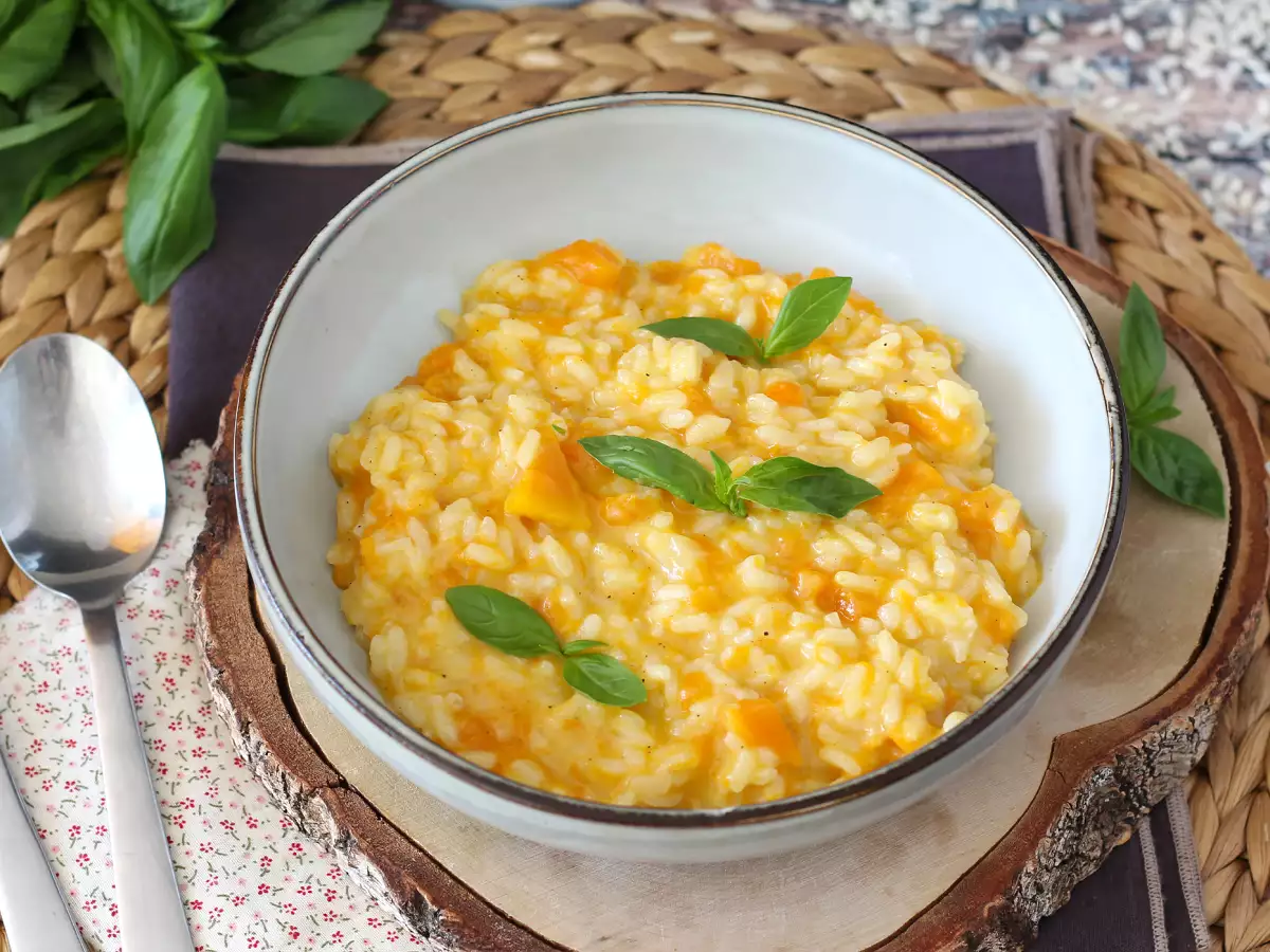 Pumpkin risotto, a delicate first course perfect for autumn - photo 5