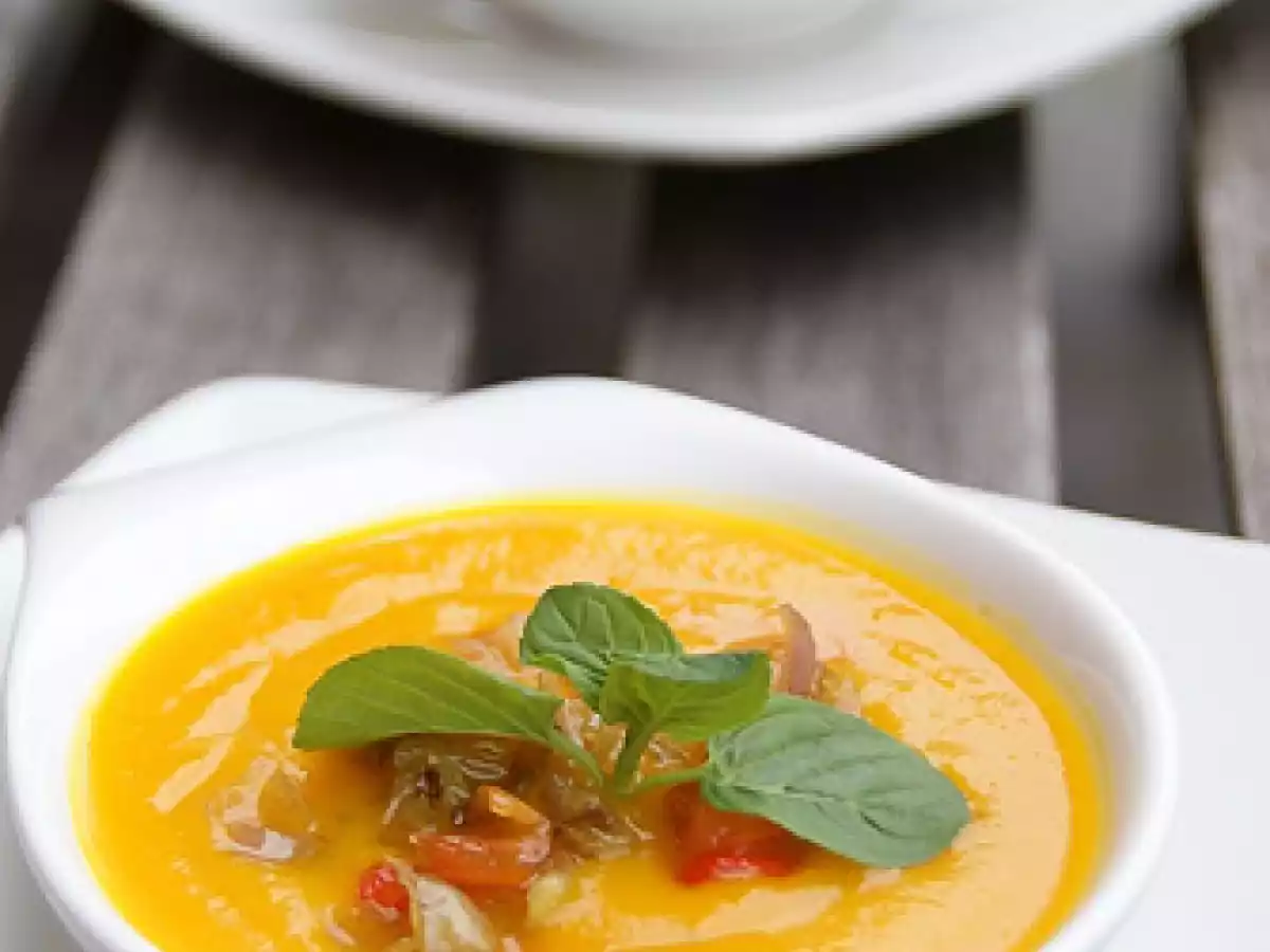 Pumpkin Soup cooked in Fresh Passion Fruit Juice - photo 2