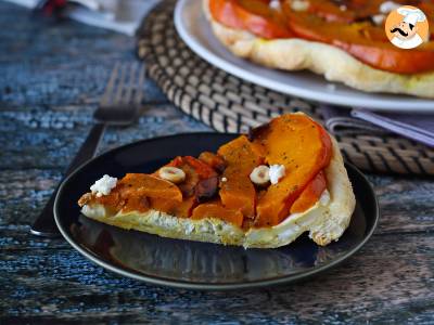 Pumpkin tatin with goat's cheese and honey - photo 3