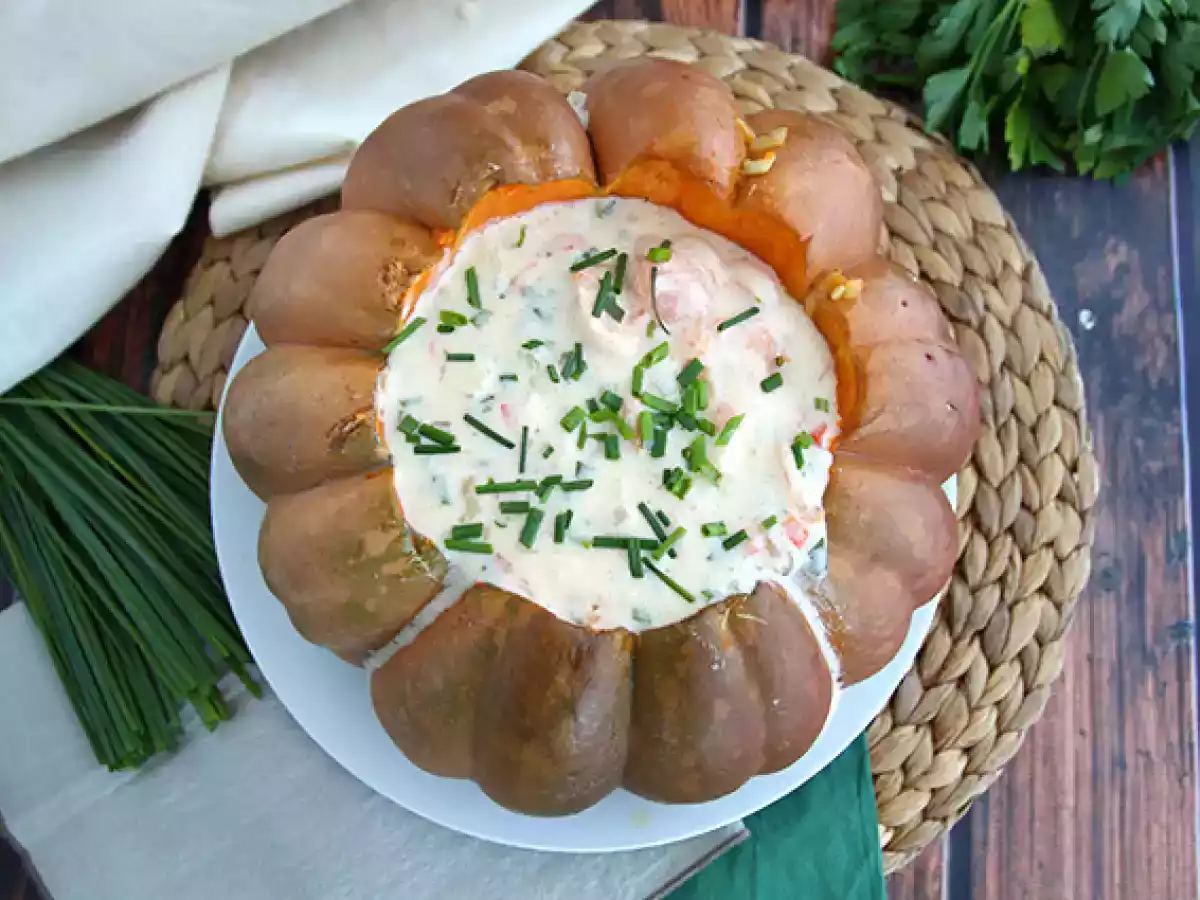 Pumpkin with shrimps - the brazilian camarão na moranga - photo 3