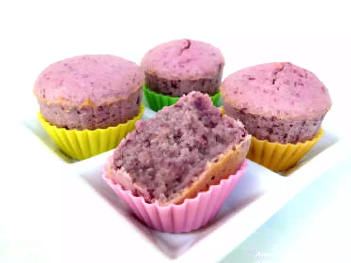 Purple Sweet Potato Cupcakes