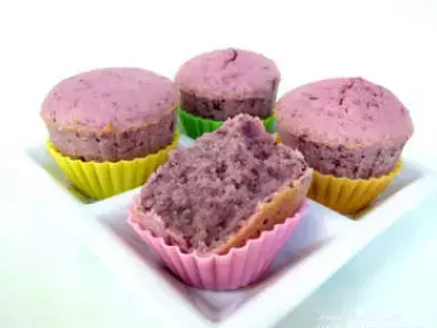 Purple Sweet Potato Cupcakes