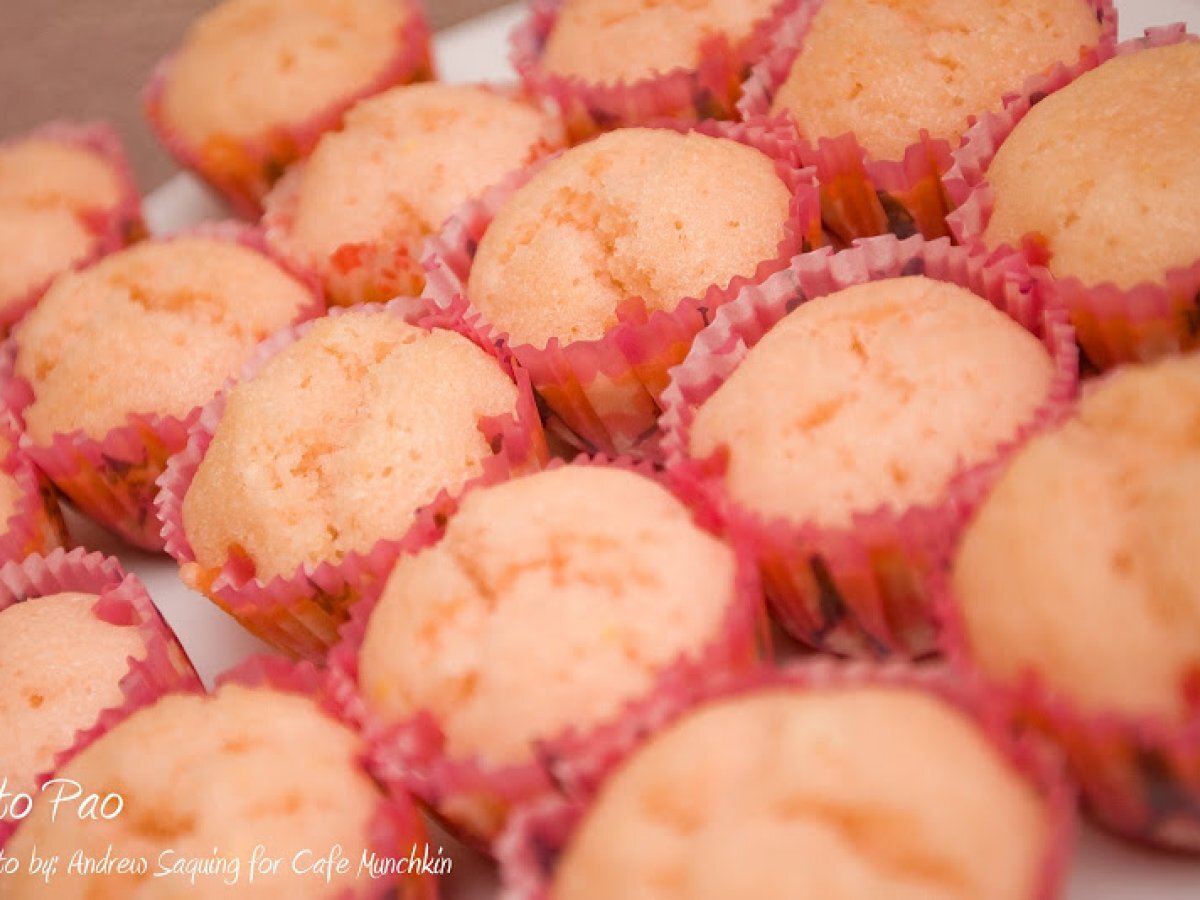 Puto Pao (Steamed Rice Cake with Pork Filling)