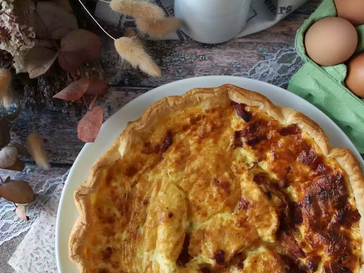 Quiche lorraine, the real french recipe! - photo 5