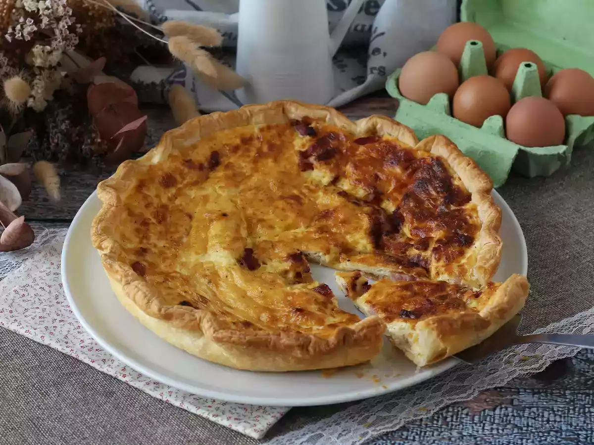 Quiche lorraine, the real french recipe! - photo 6