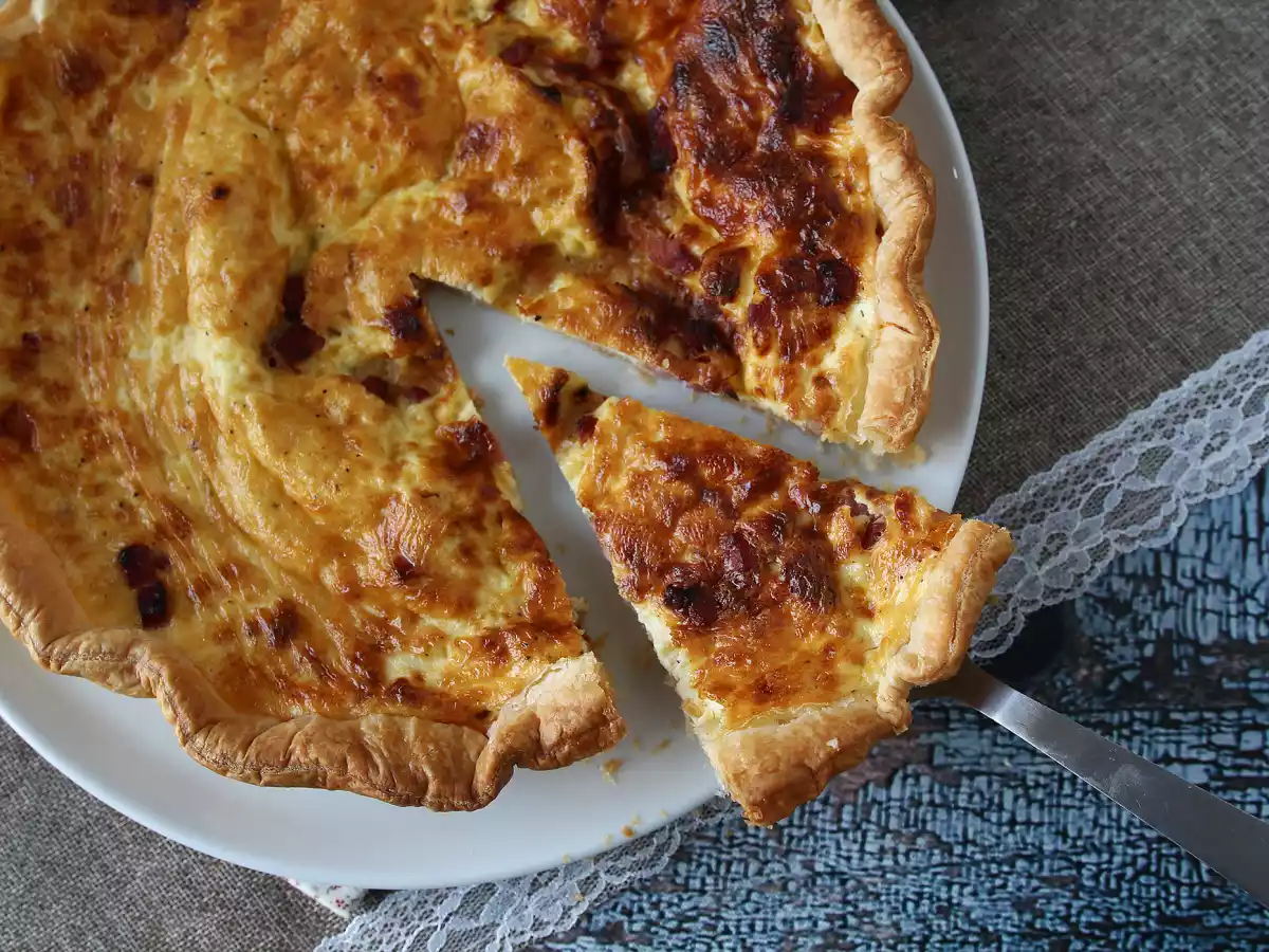 Quiche lorraine, the real french recipe!