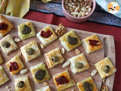 Quick and easy puff pastry bites for a successful aperitif!