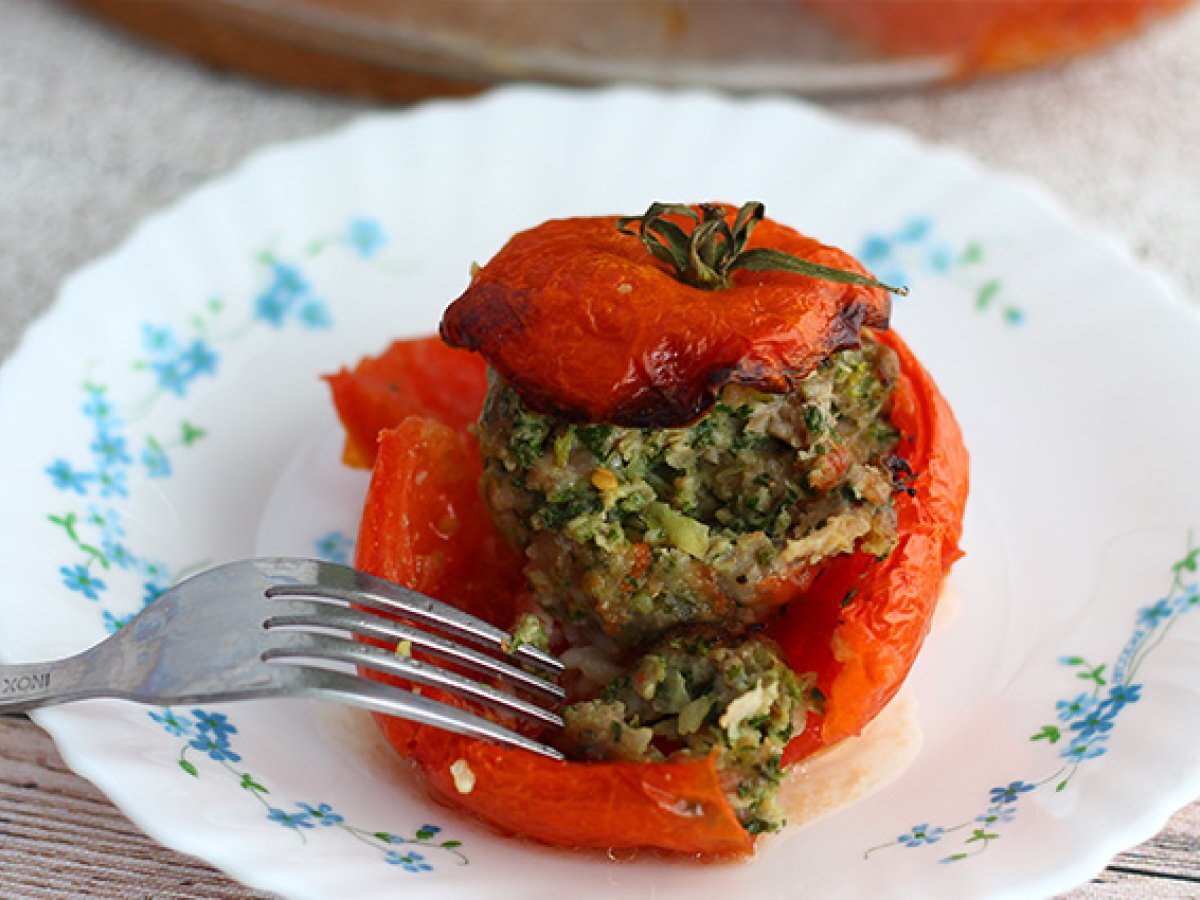 Quick and easy stuffed tomatoes - photo 3