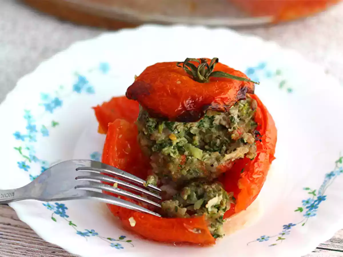 Quick and easy stuffed tomatoes - photo 3