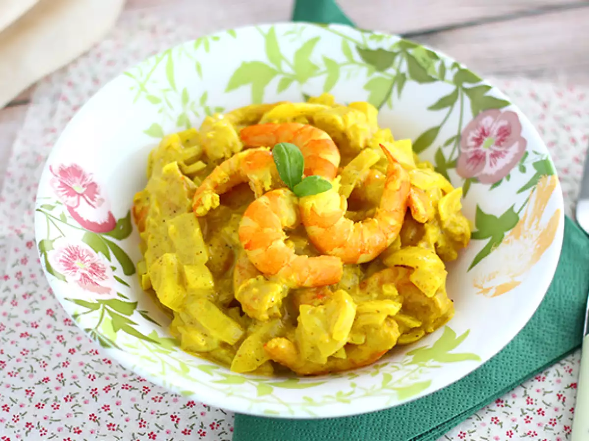 Quick coconut milk shrimp curry - photo 2