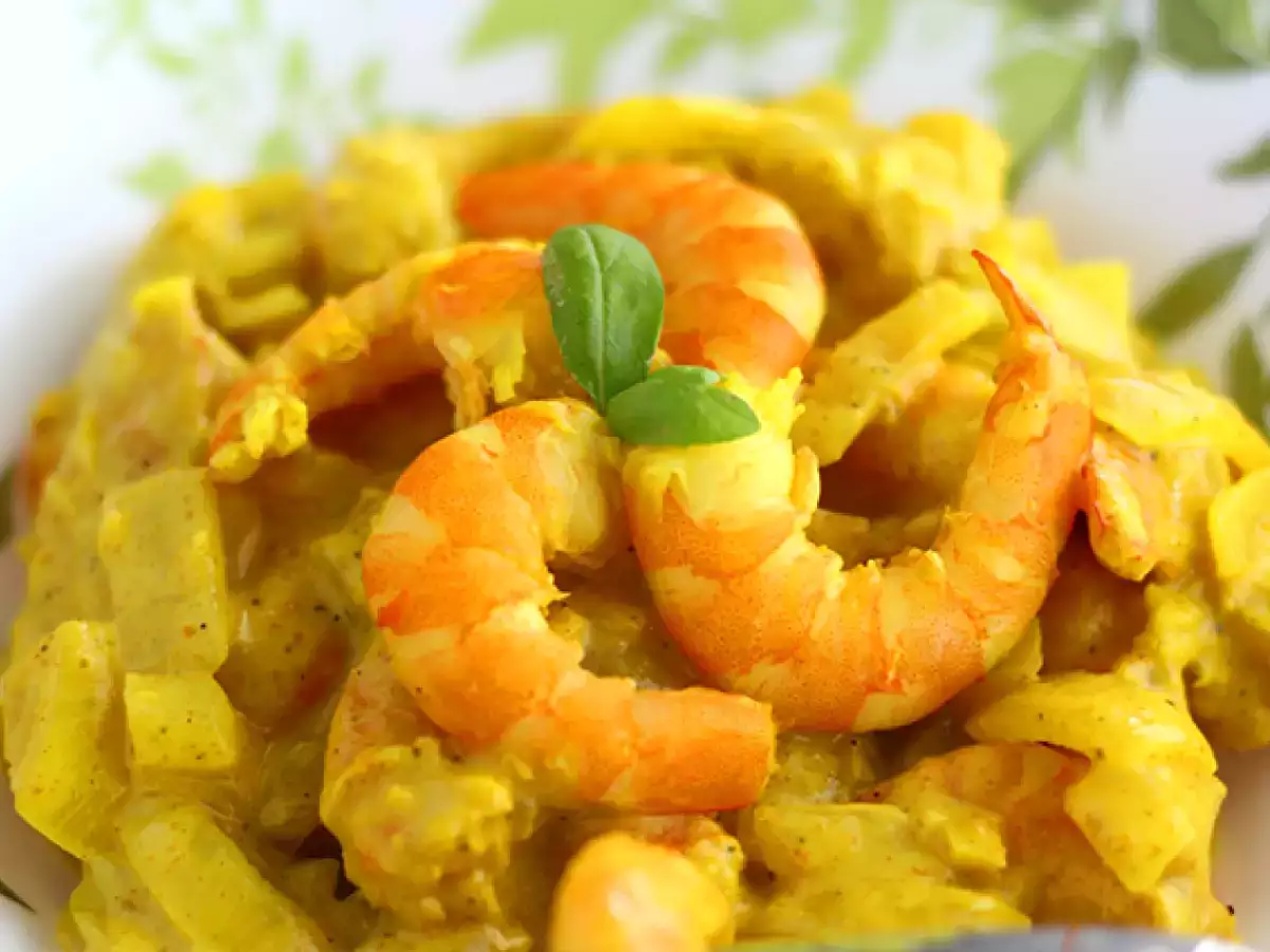 Quick coconut milk shrimp curry - photo 3