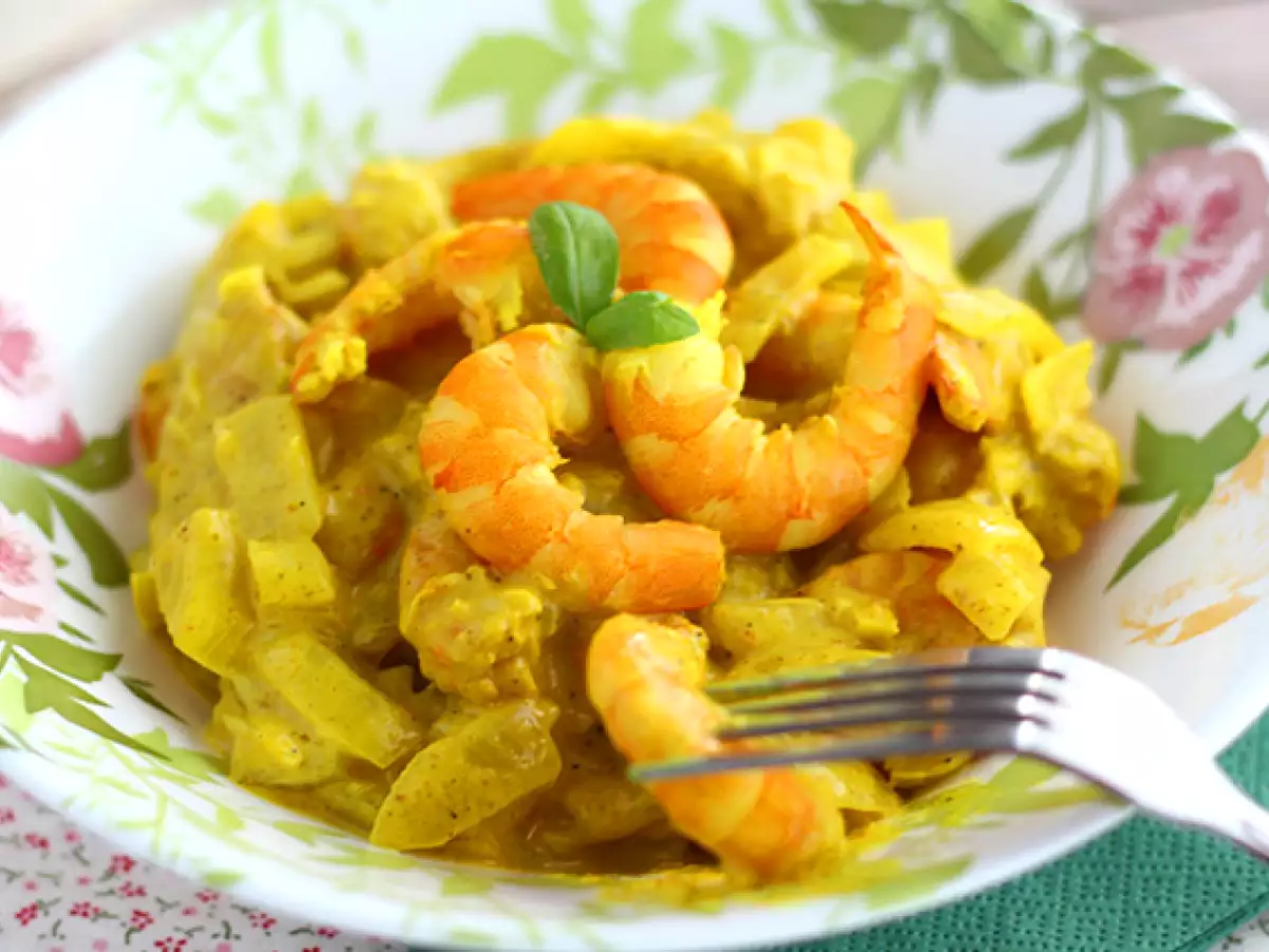 Quick coconut milk shrimp curry - photo 4