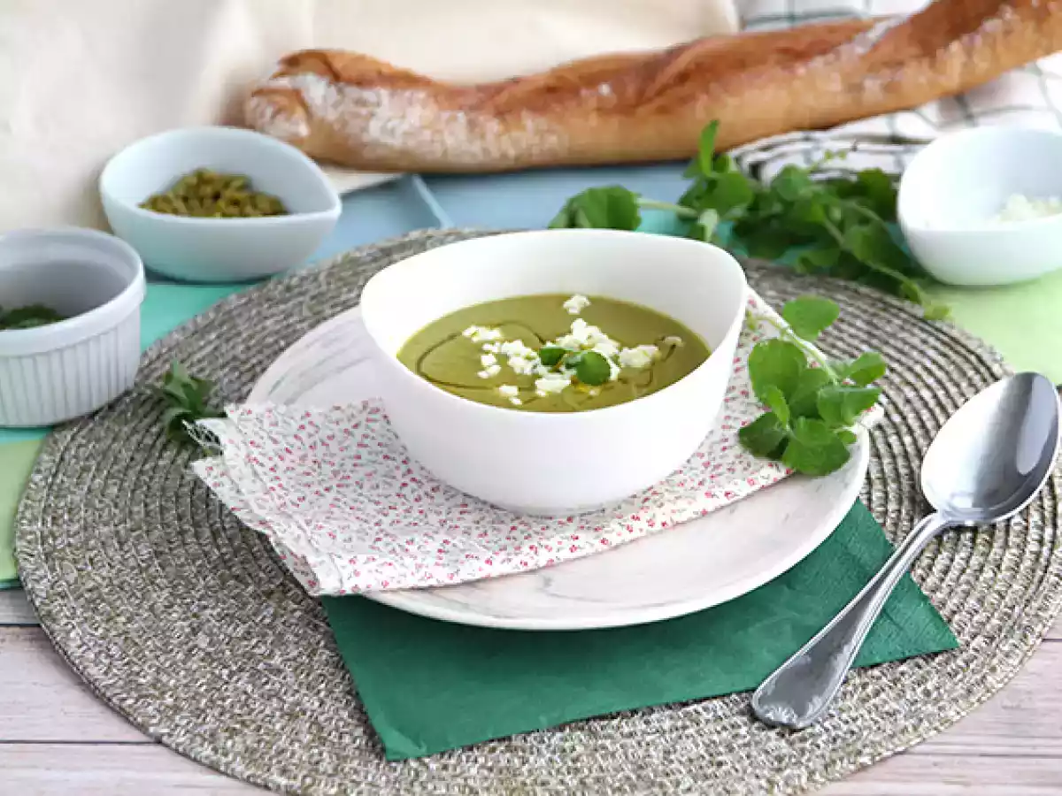 Quick cold pea soup - photo 2