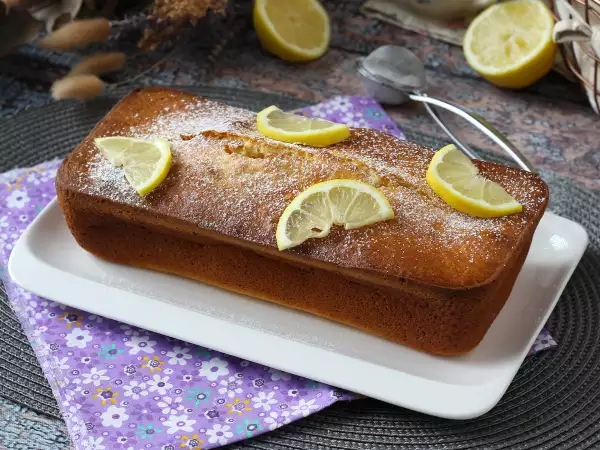 Recipe Quick lemon cake made in a blender!