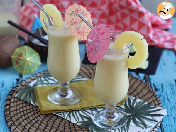 Quick non-alcoholic piña colada