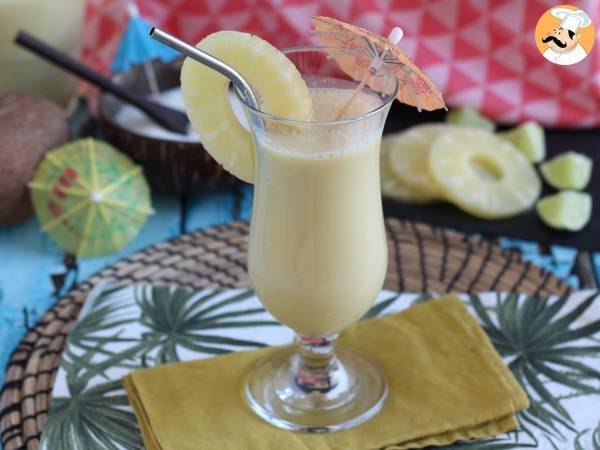 Quick non-alcoholic piña colada - photo 4