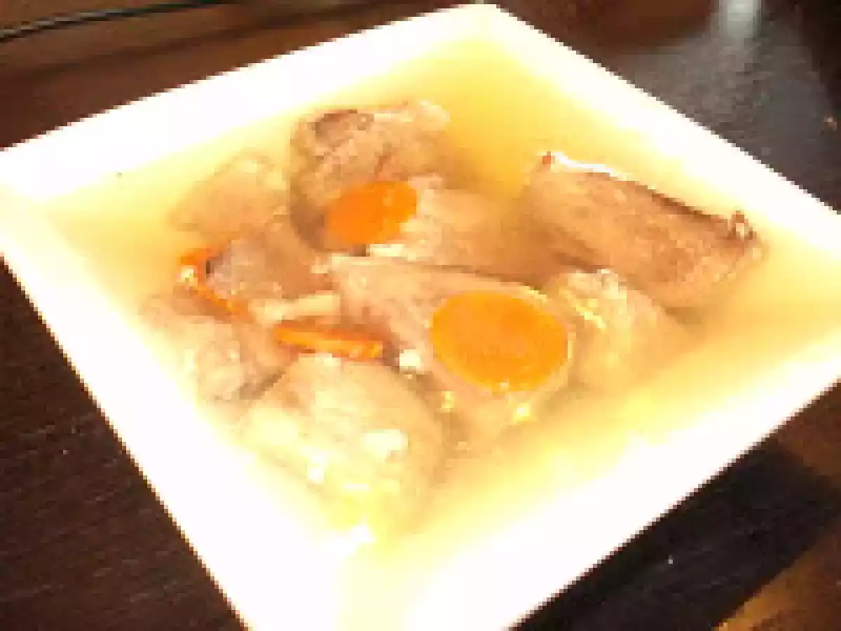 Rabbit and beef tongue aspic