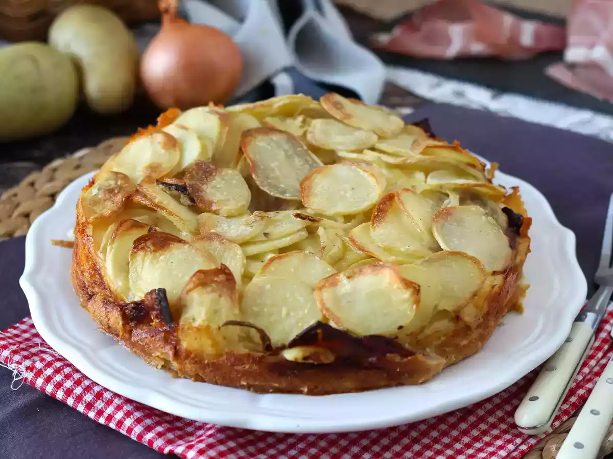 Raclette potato cake - video recipe! - photo 5