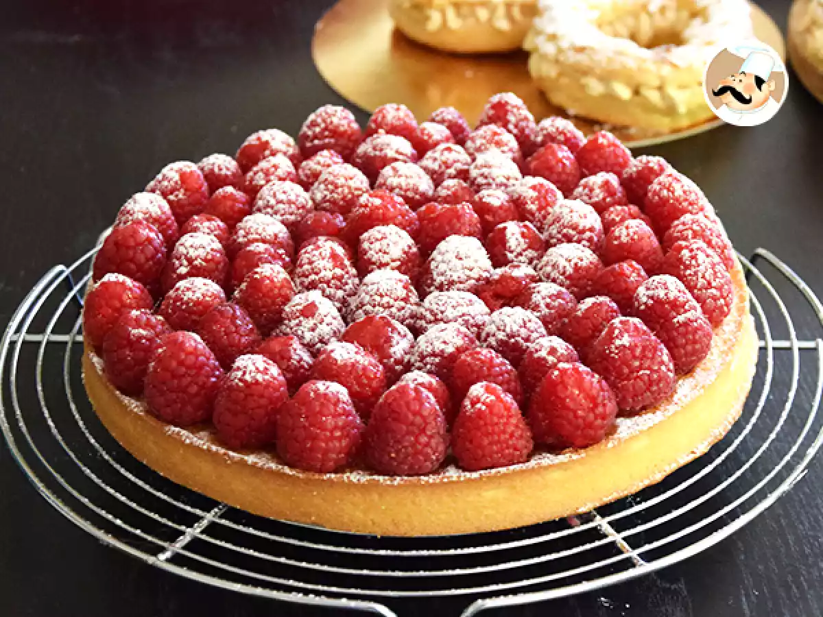 Raspberry tart (simple and quick)