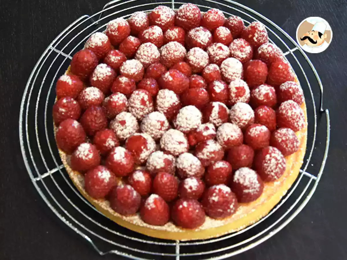 Raspberry tart (simple and quick) - photo 3