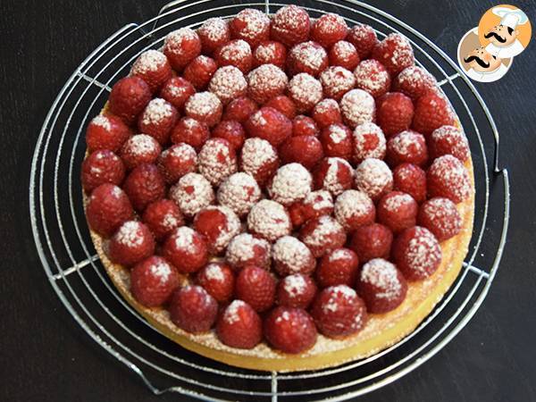 Raspberry tart (simple and quick) - photo 3