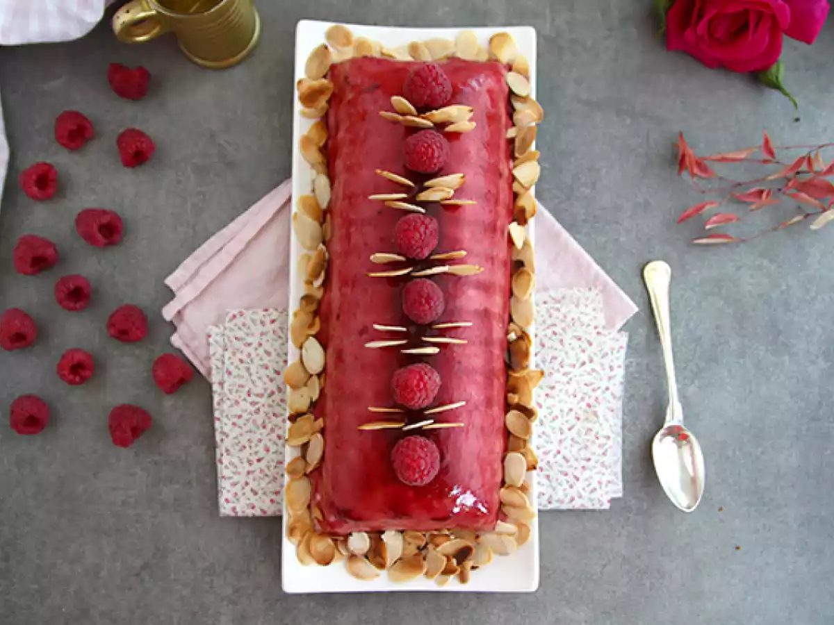 Raspberry tiramisu log - photo 2