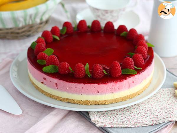 Raspberry white chocolate bavarois (steps and video) - photo 3