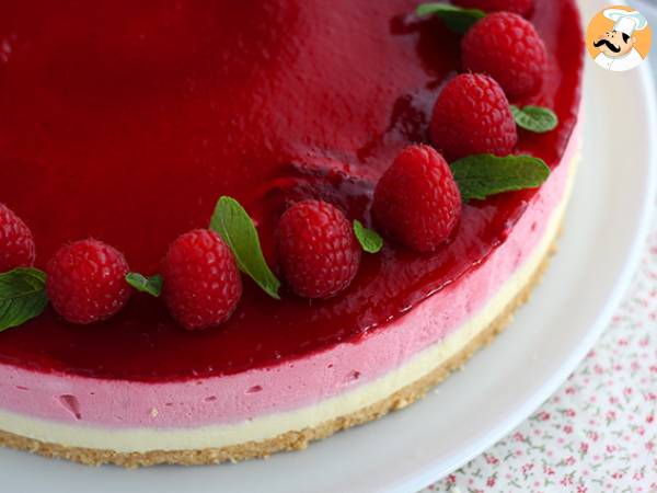 Raspberry white chocolate bavarois (steps and video) - photo 4