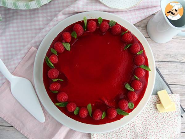 Raspberry white chocolate bavarois (steps and video) - photo 5