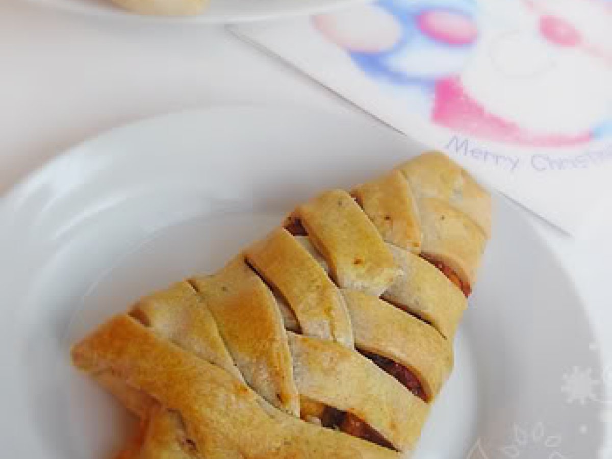 Ratatouille Christmas Tree Pie