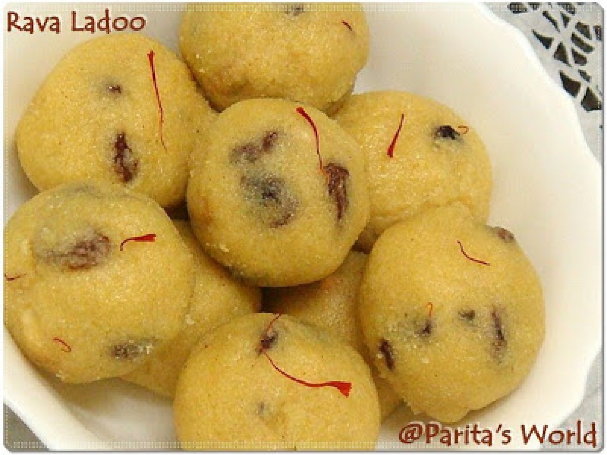 Rava Laddoos for Indian Cooking Challenge - photo 2