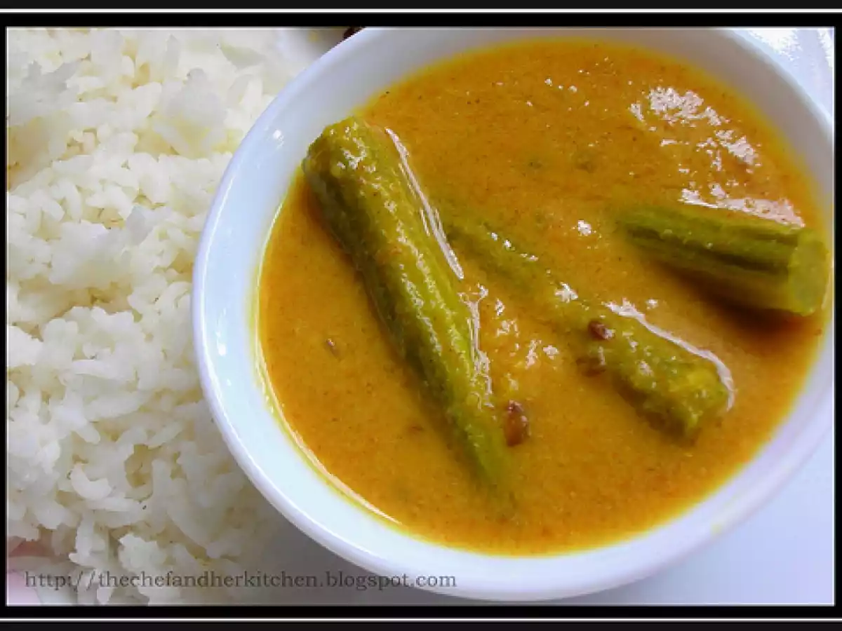 Raw Banana Pepper fry & Drumstick kootu.....a platter from Rak's Kitchen - photo 2