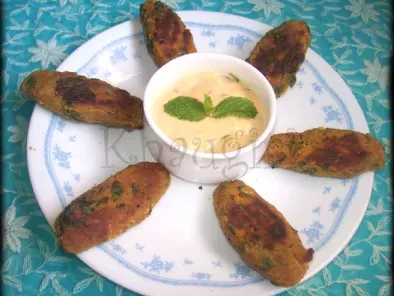 Raw papaya Shami kabab