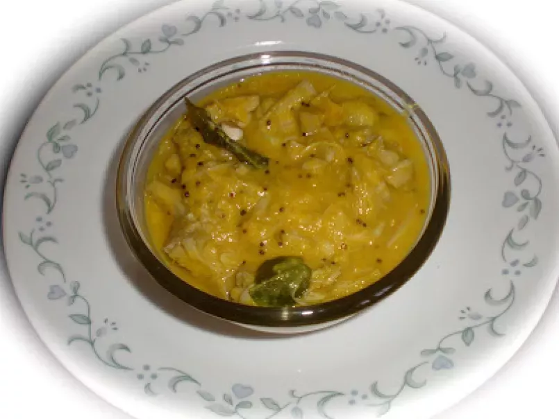 Raw / Tender Jackfruit Curry ( Ponsa Gashi in Konkani / Saraswat Cuisine )