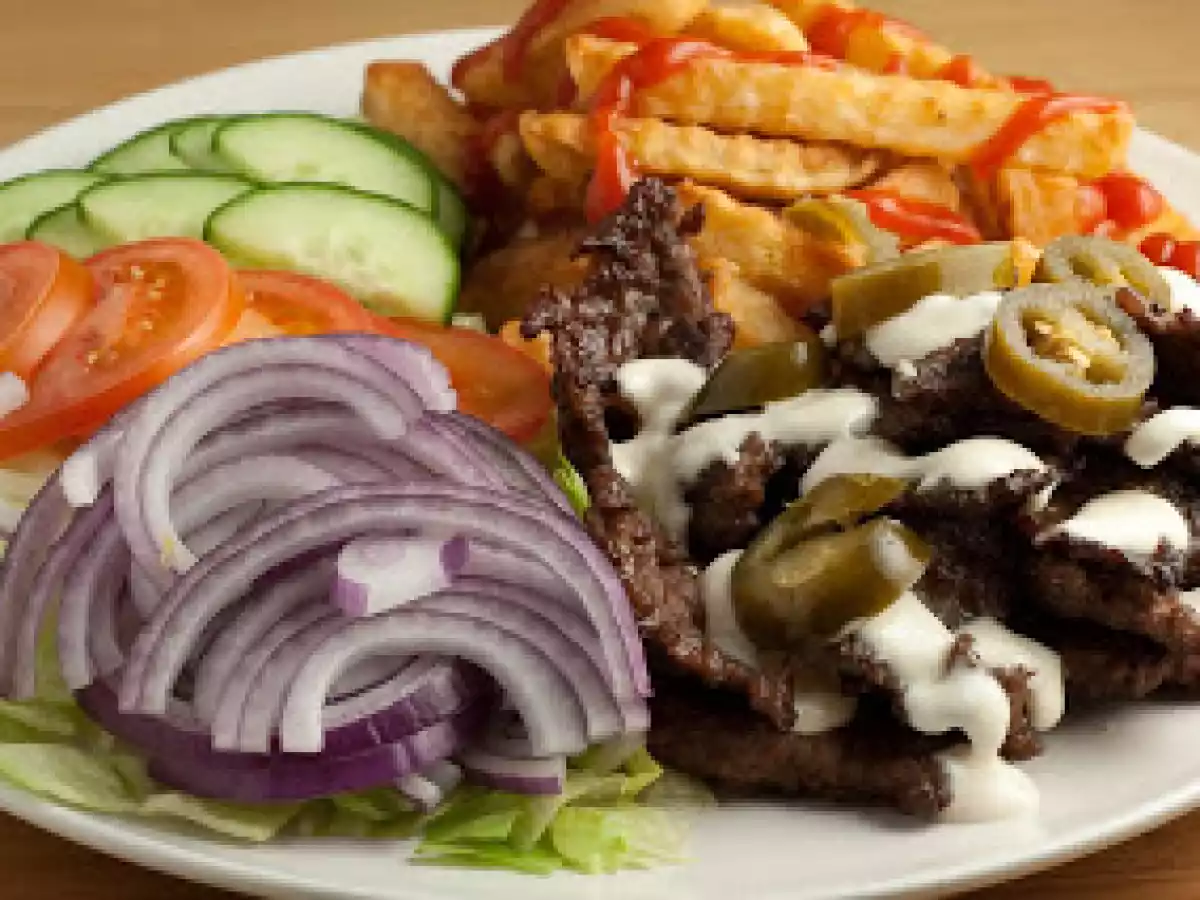 Recipe - Kebab platter / Kebabtallrik