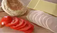 Recipe: toasted cheese and chicken salami sandwich