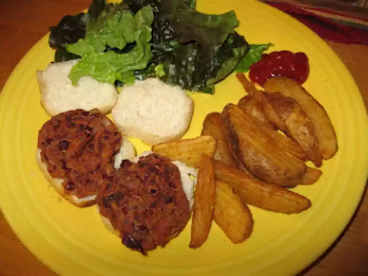 Red Bean-BBQ Burgers
