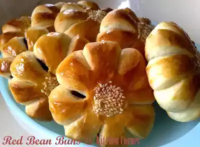 Red bean buns recipe - easy and tasty homemade treat