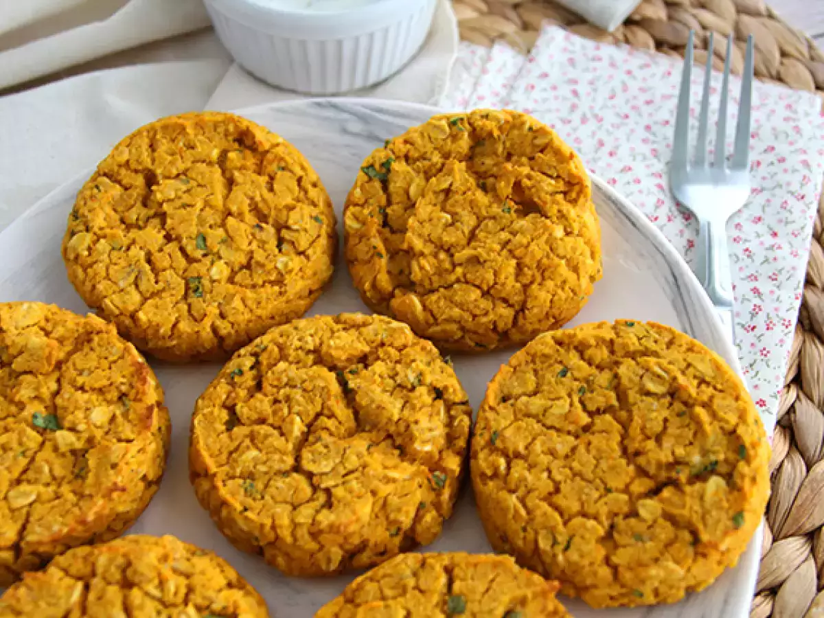 Red lentil and carrot patties - photo 3