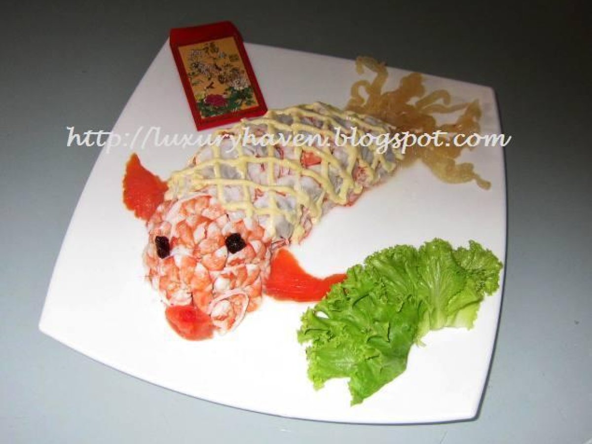 Reunion Dinner - Bountiful Goldfish Salad (年年有余) - photo 2