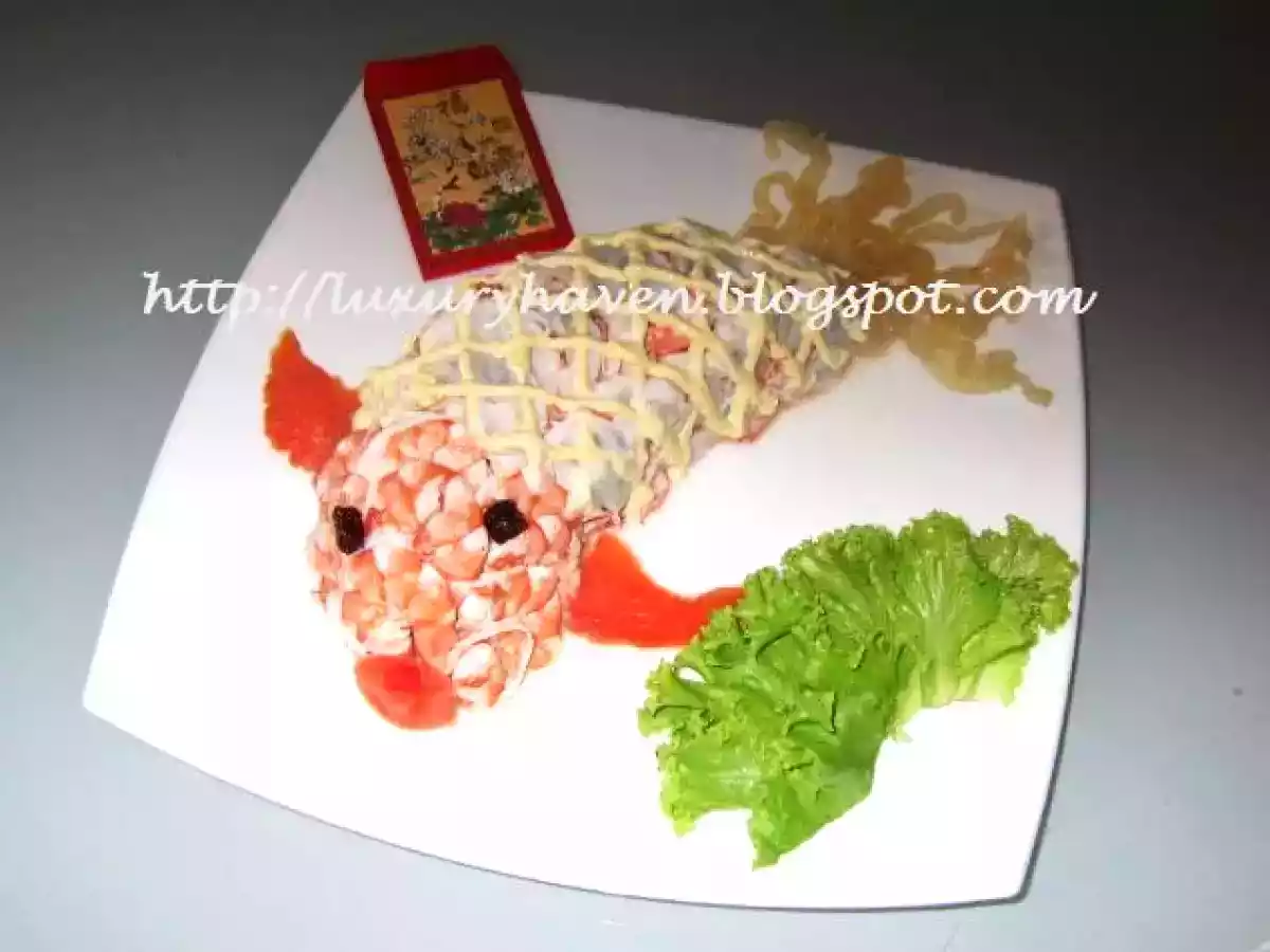 Reunion Dinner - Bountiful Goldfish Salad (年年有余) - photo 2