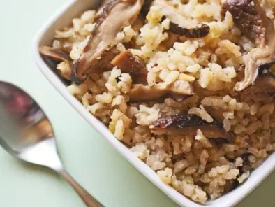 Rice cooker recipes: Dried Mushroom Risotto